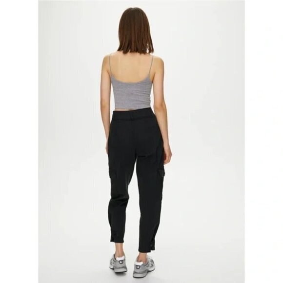 Aritzia Wilfred Free | Modern Cargo Pant- Black High Waist Cargo Pant- Size 4 - Picture 12 of 16